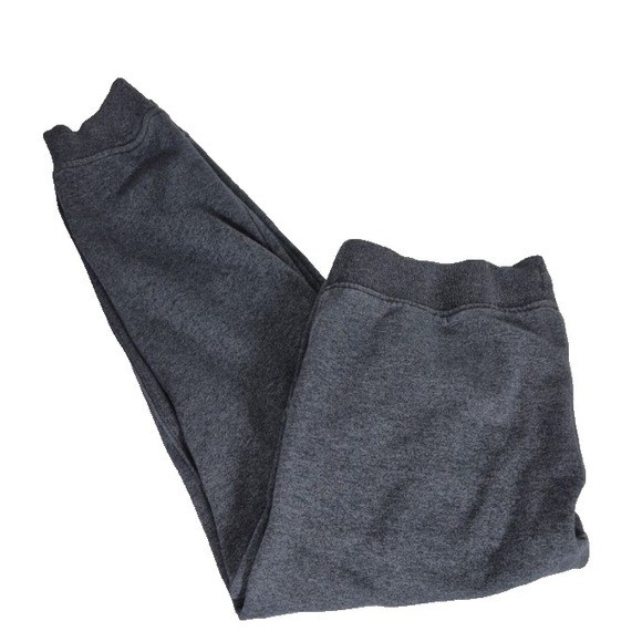 Old‎ Navy Joggers Mens Large Gray Tapered Fleece Drawstring Elastic Waist Pants - Picture 1 of 9